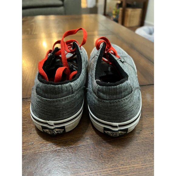 Vans Grey Lace Up Sneakers Era Classic Style Youth Size 6 - Picture 5 of 9